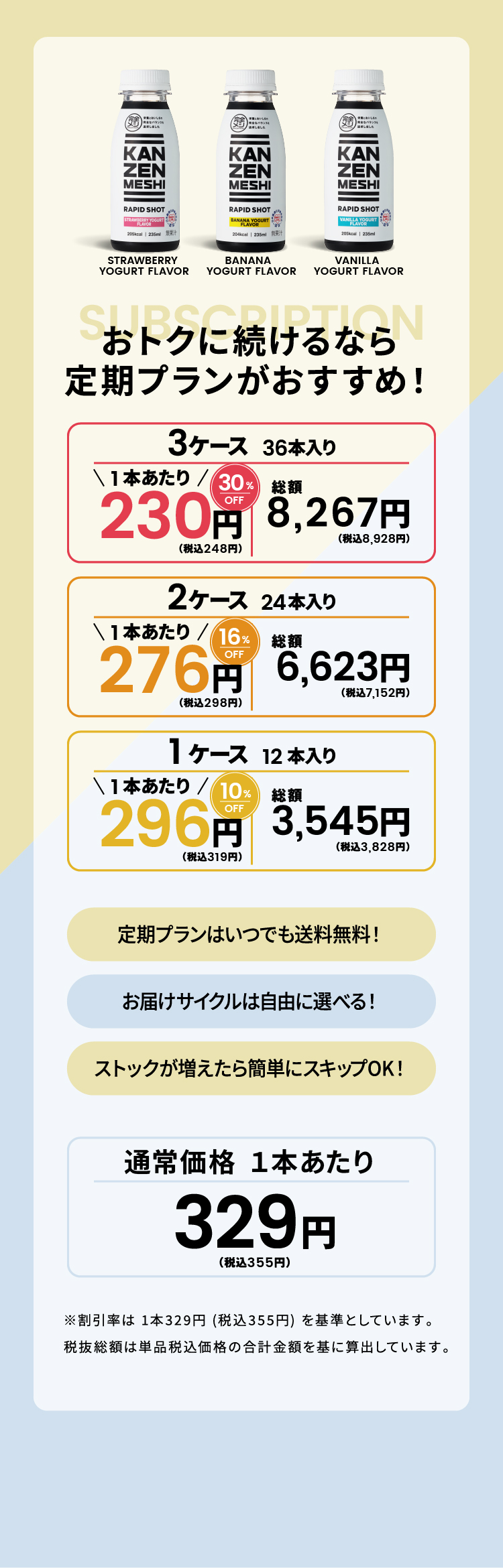 栄養とおいしさの完全なバランスを追求しました